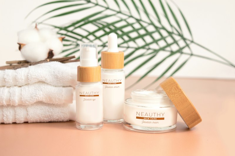 Bottle of face oil